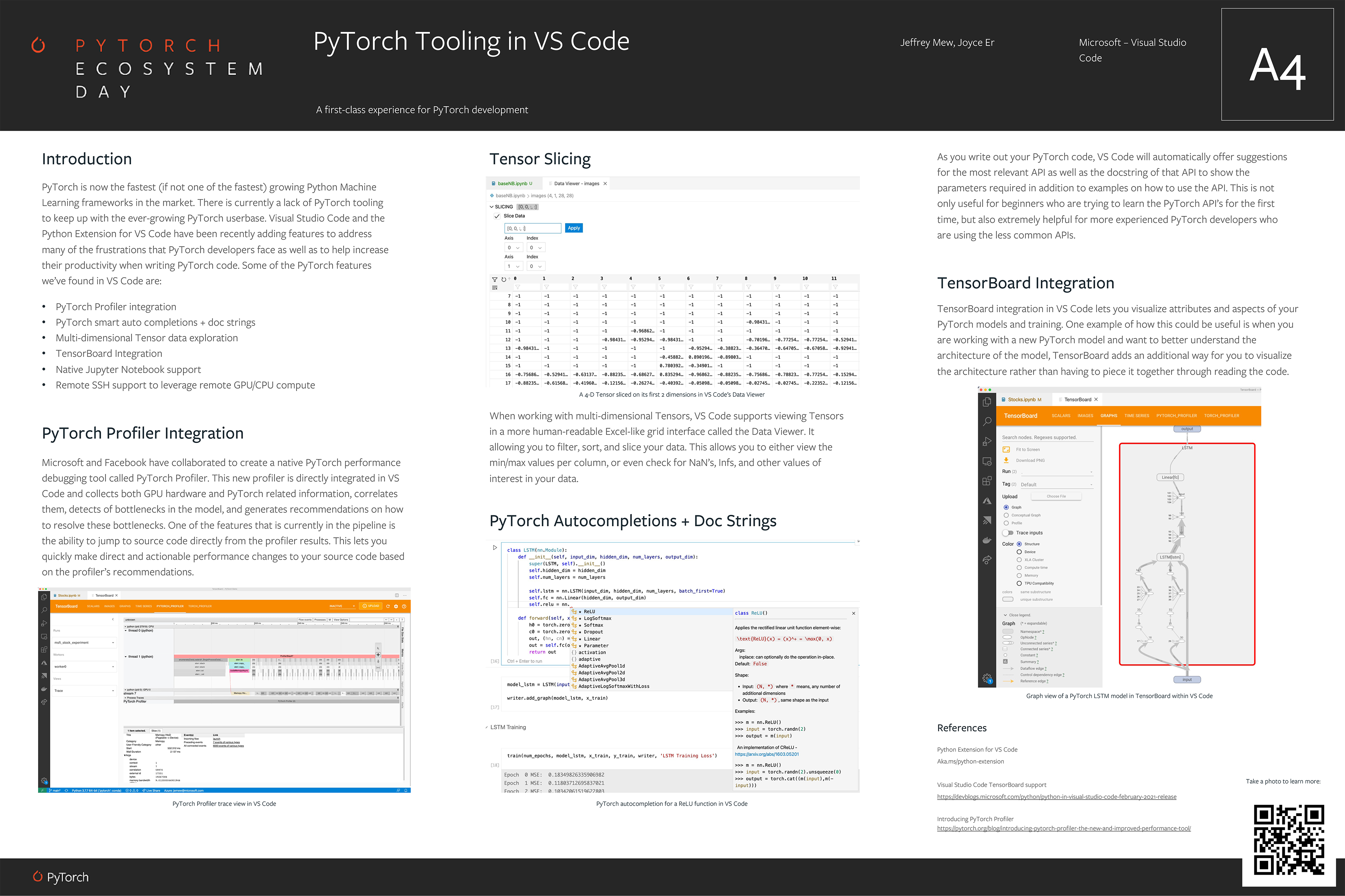 PyTorch Tooling in VS Code (Poster)